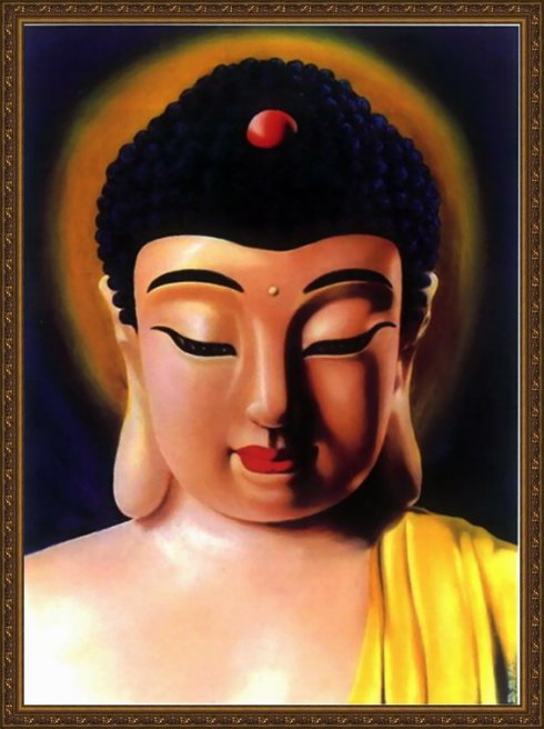 H.H.第三世多杰羌佛工巧明之 油画简介