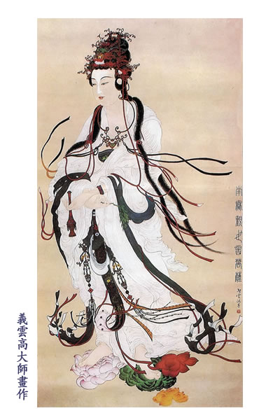 H.H.第三世多杰羌佛工巧明之 水墨画 欣赏-图片1