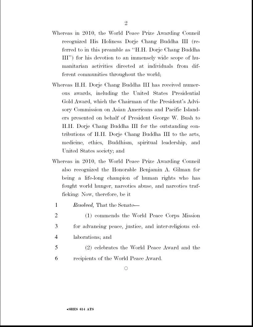 美國參議院第614號決議案-图片2
